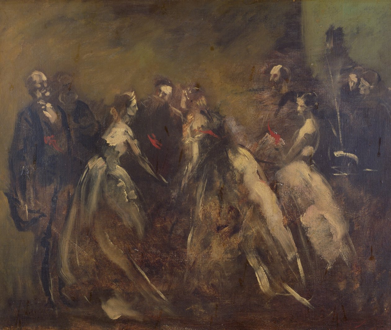 Recepce v paláci Tuileries za Druhého císařství od Jean Baptiste Carpeaux