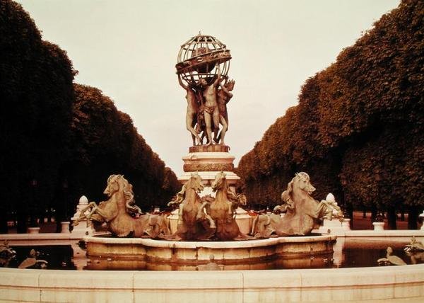 Čtyři čtvrti světa, kolem roku 1873 (mramor) od Jean Baptiste Carpeaux