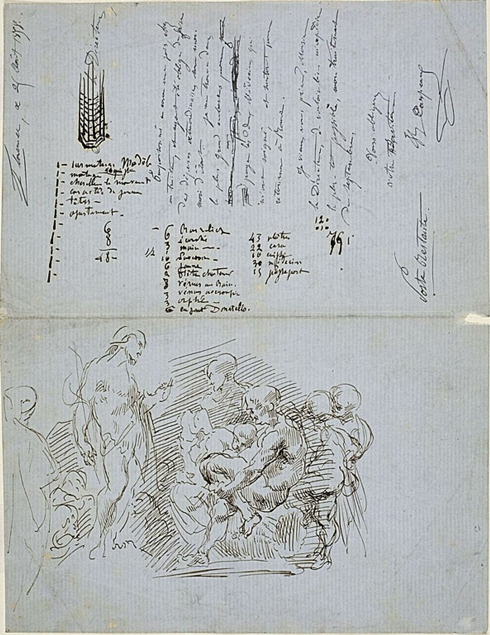 Kázání svatého Jana Křtitele od Jean Baptiste Carpeaux