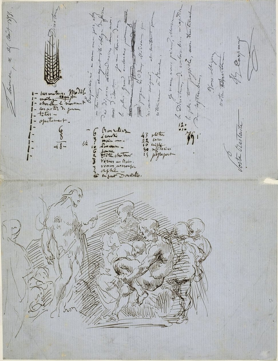 Kázání svatého Jana Křtitele od Jean-Baptiste Carpeaux