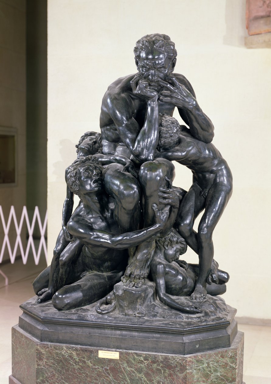 Ugolino a jeho synové, 1860 (bronz) (viz také 197136 a 347397) od Jean Baptiste Carpeaux