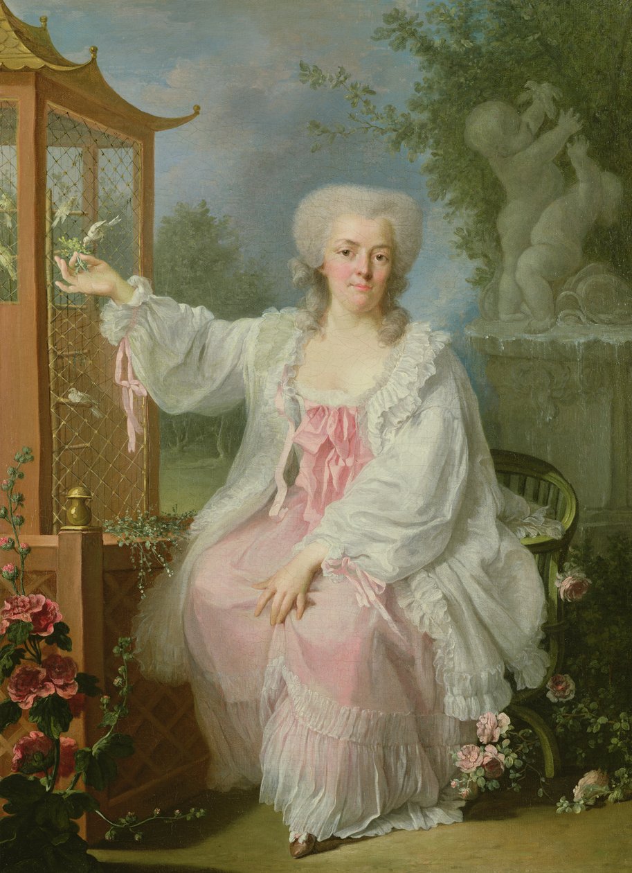 Portrét dámy u pagody od Jean Baptiste Charpentier