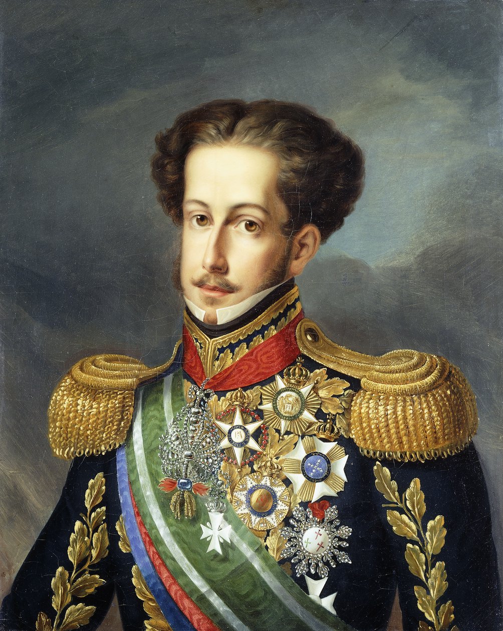 Dom Pedro I, císař Brazílie, kolem roku 1816 od Jean Baptiste Debret