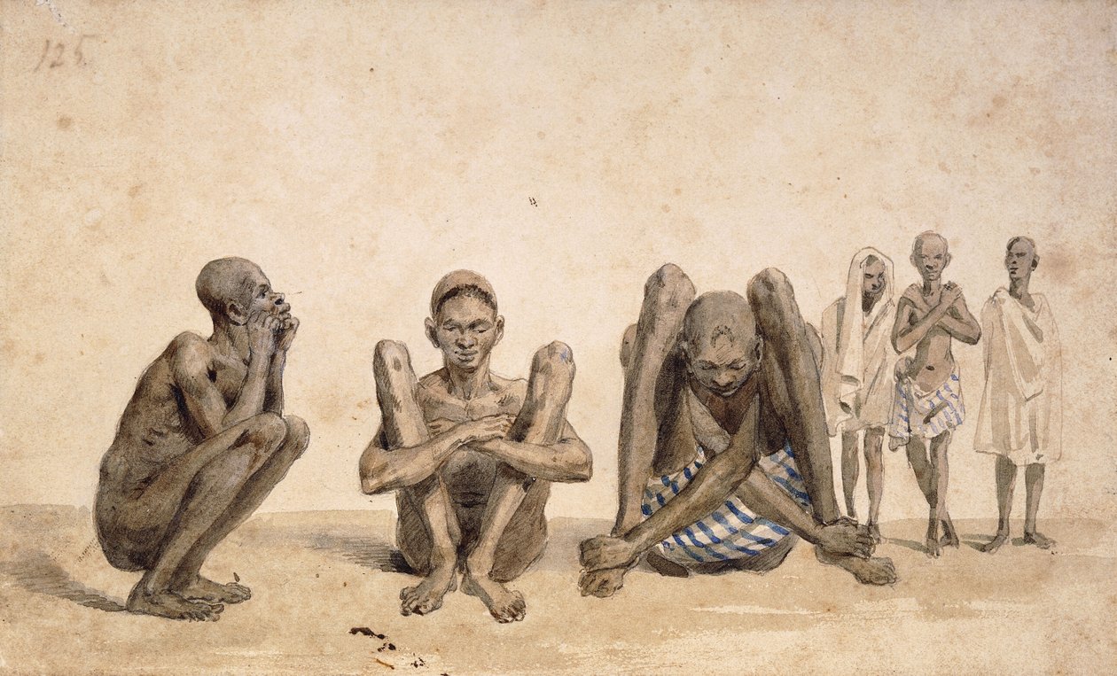 Rio Janeiron orjat, n. 1825-6 od Jean Baptiste Debret
