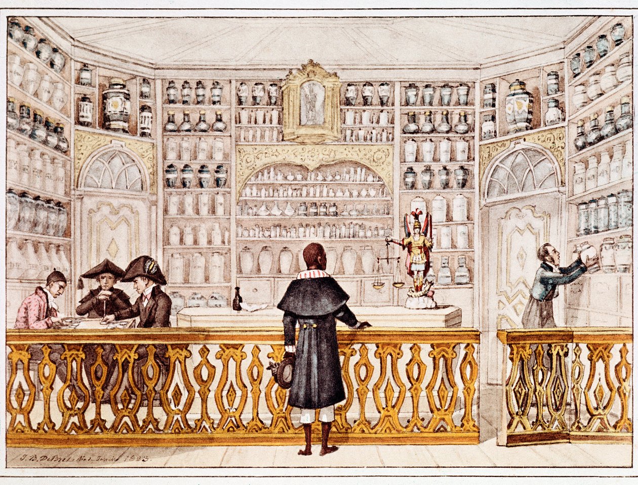 Lékárník (tisk od Jean Baptiste Debret