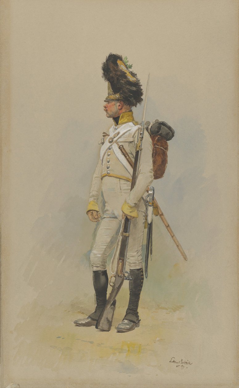 Stálý granátník městské stráže, 1891. od Jean Baptiste Edouard Detaille