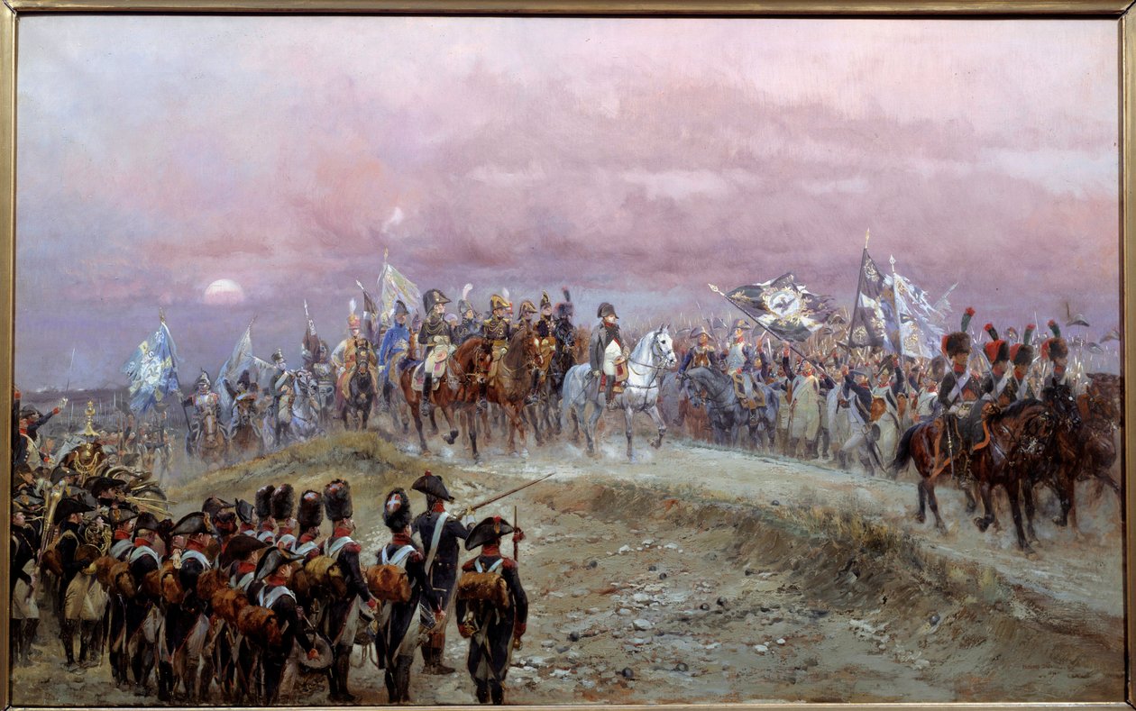 Večer bitvy u Ieny 14. 10. 1806 Obraz Edouarda Detaillea (1848-1912) 1894 Ne. 0,8x1,3 m Paříž, Musee de l