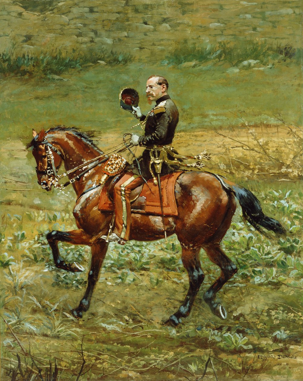 Generál Bourbaki, 1883 a 1908 od Jean Baptiste Edouard Detaille