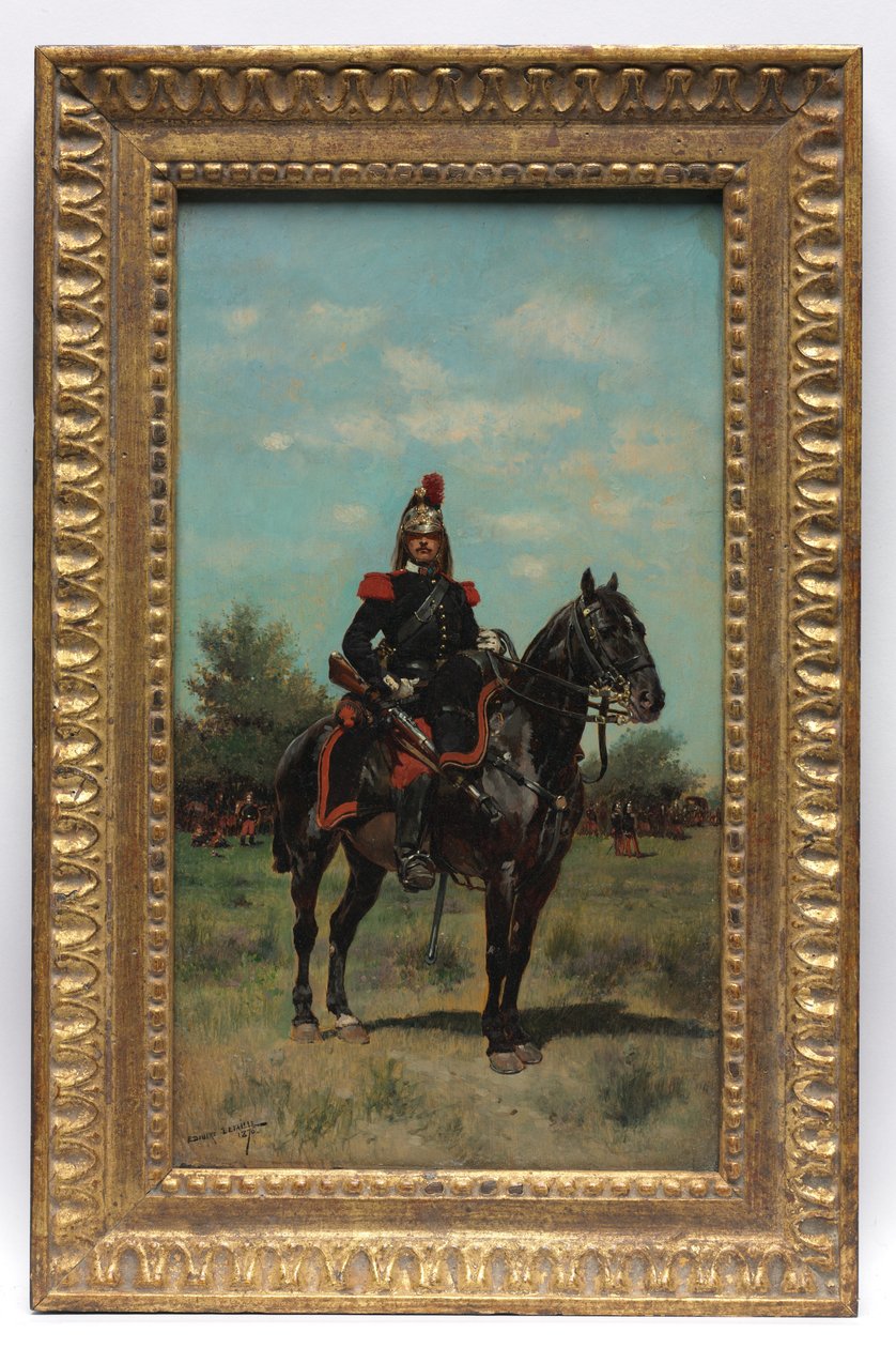 Důstojník jízdního dragounského pluku od Jean Baptiste Edouard Detaille