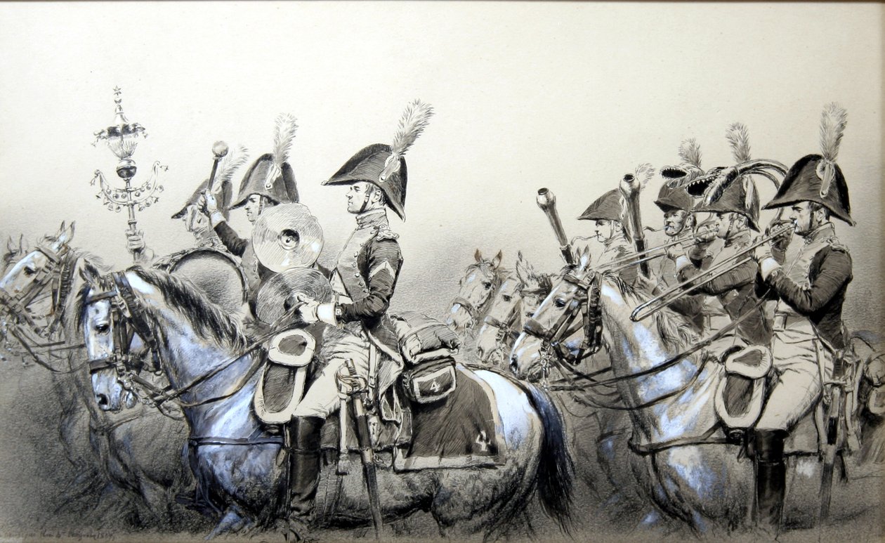 Napoleonské války, Kapela 4. dragounů od Jean Baptiste Edouard Detaille