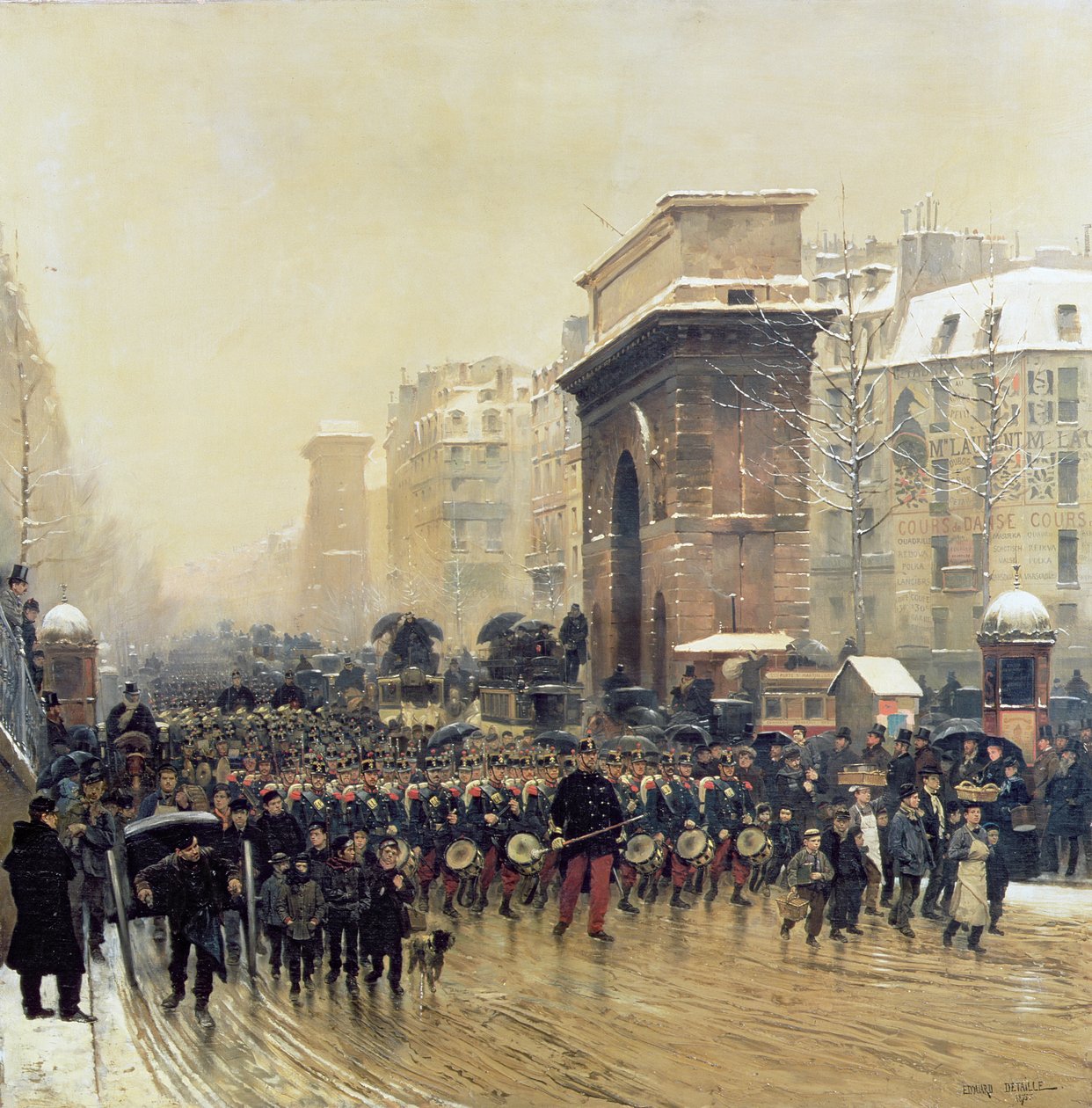 Průchozí pluk, 1875 od Jean Baptiste Edouard Detaille