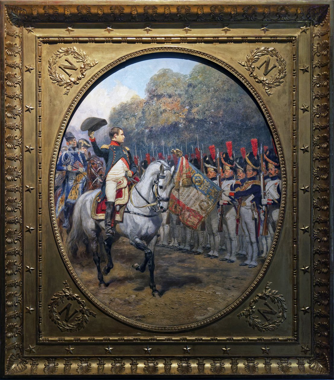 Recenze v roce 1810, cca 1875-1900 od Jean Baptiste Edouard Detaille