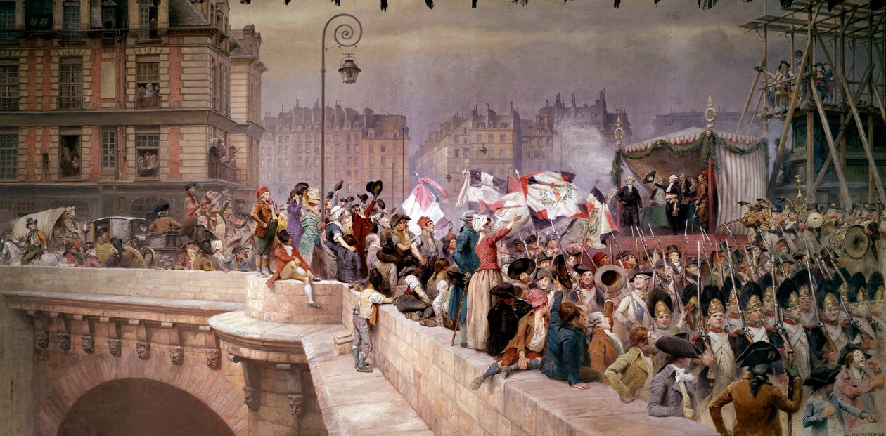 Dobrovolníci odešli do armády v roce 1792. Obraz Edouard Detaille (1848 - 1912) od Jean Baptiste Edouard Detaille
