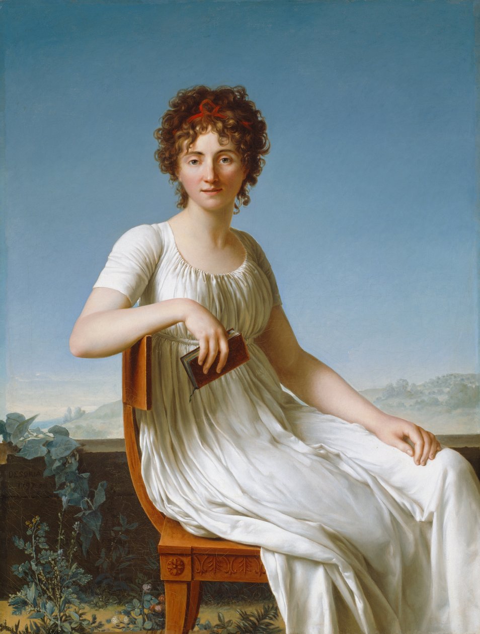 Portrét Constance Pipeletové od Jean Baptiste Francois Desoria