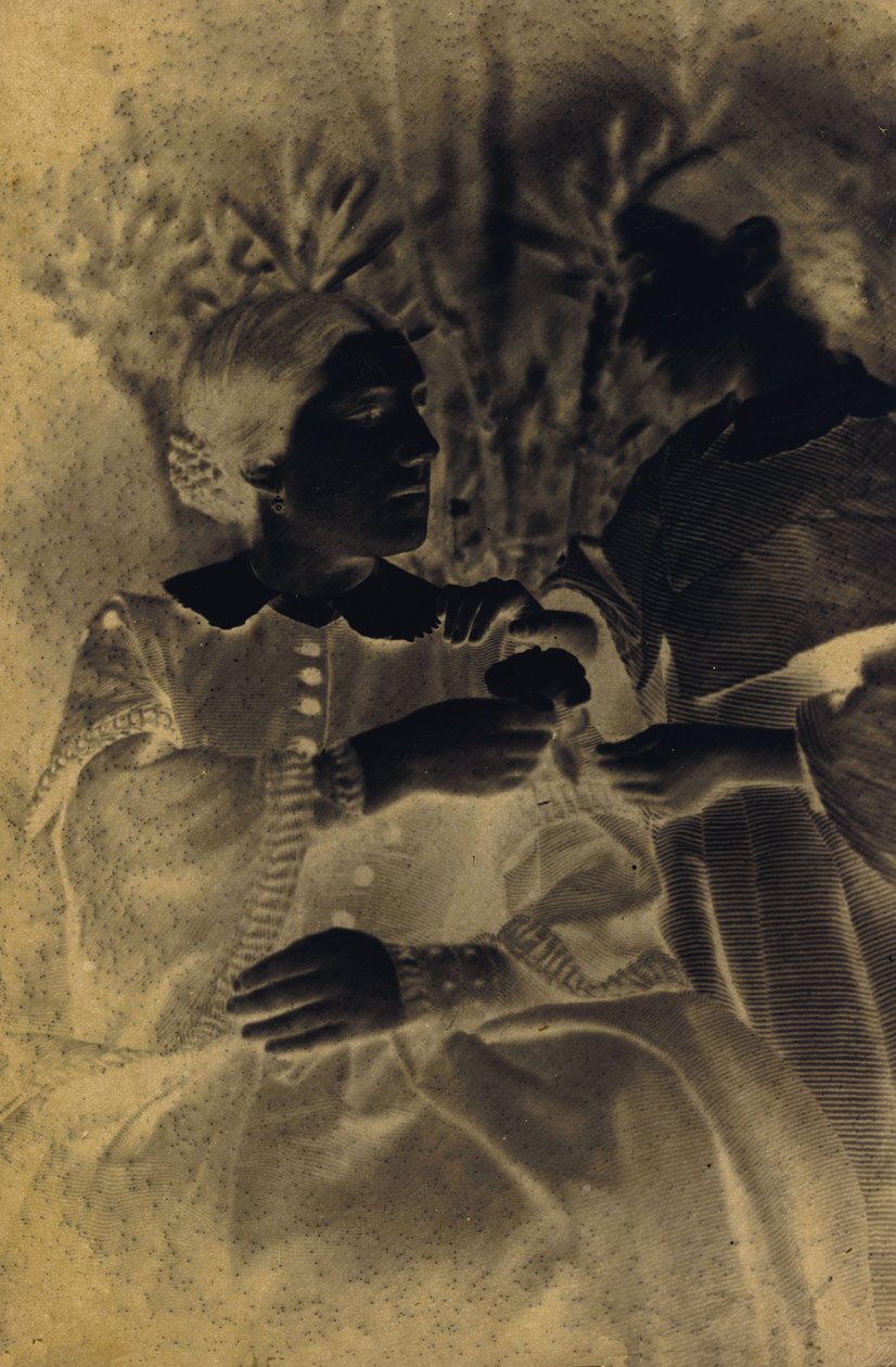 Portrét ženy a dítěte, 1855. od Jean Baptiste Frénet