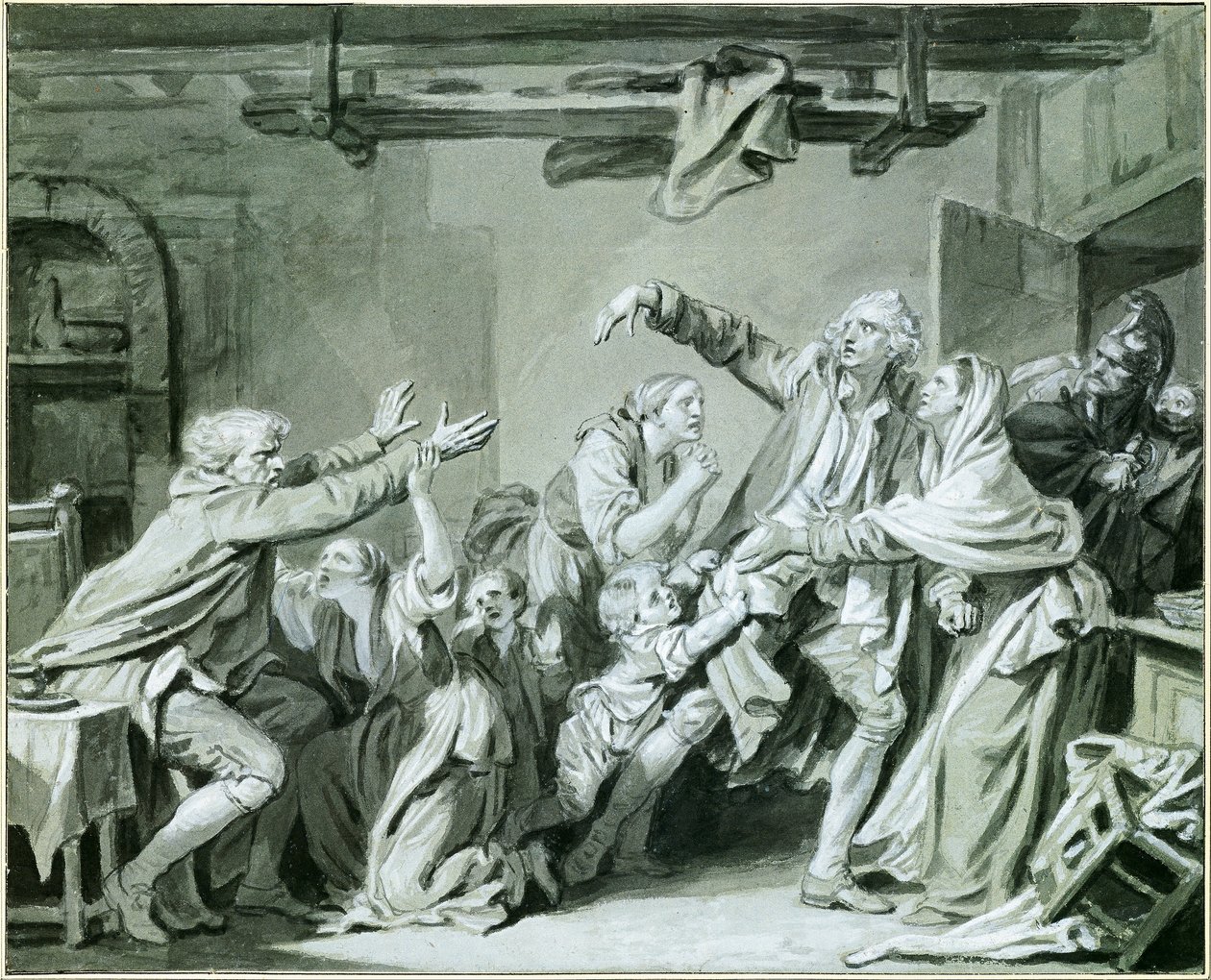 Otec proklíná svého nevděčného syna od Jean Baptiste Greuze