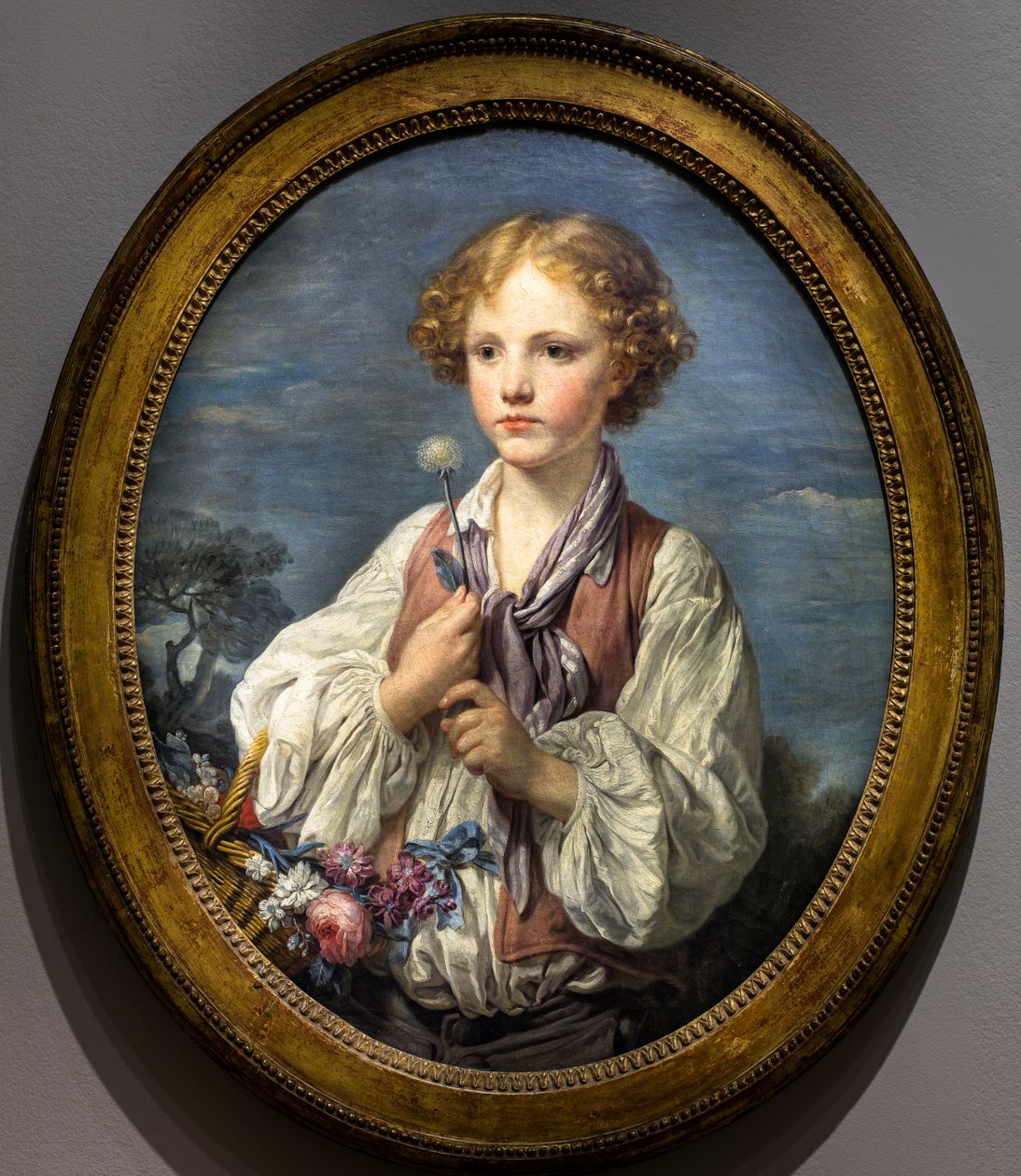 Mladý pastýř od Jean Baptiste Greuze