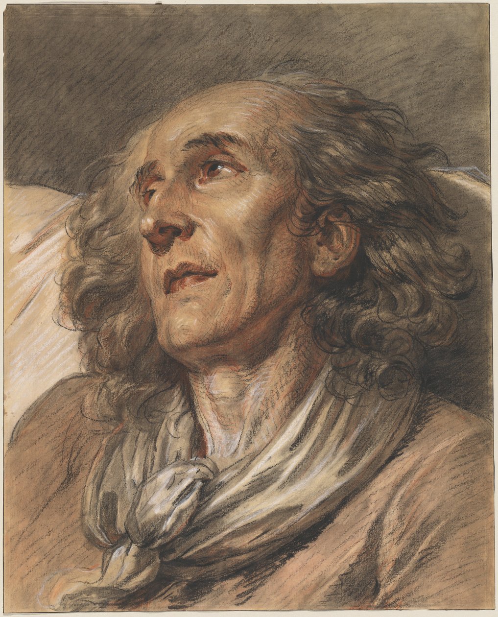 Busta starého muže od Jean Baptiste Greuze