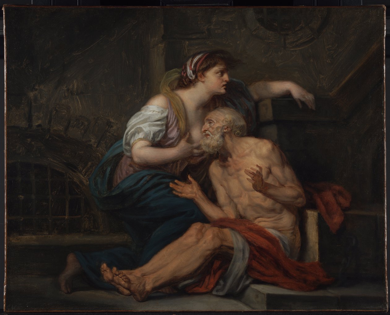 Cimon a Pero: "Římská charita" od Jean Baptiste Greuze