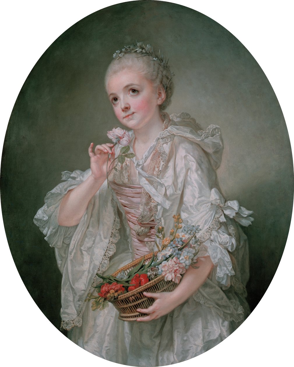 Francouzsky: Portrait de Madeleine Barberie de Courteilles od Jean Baptiste Greuze