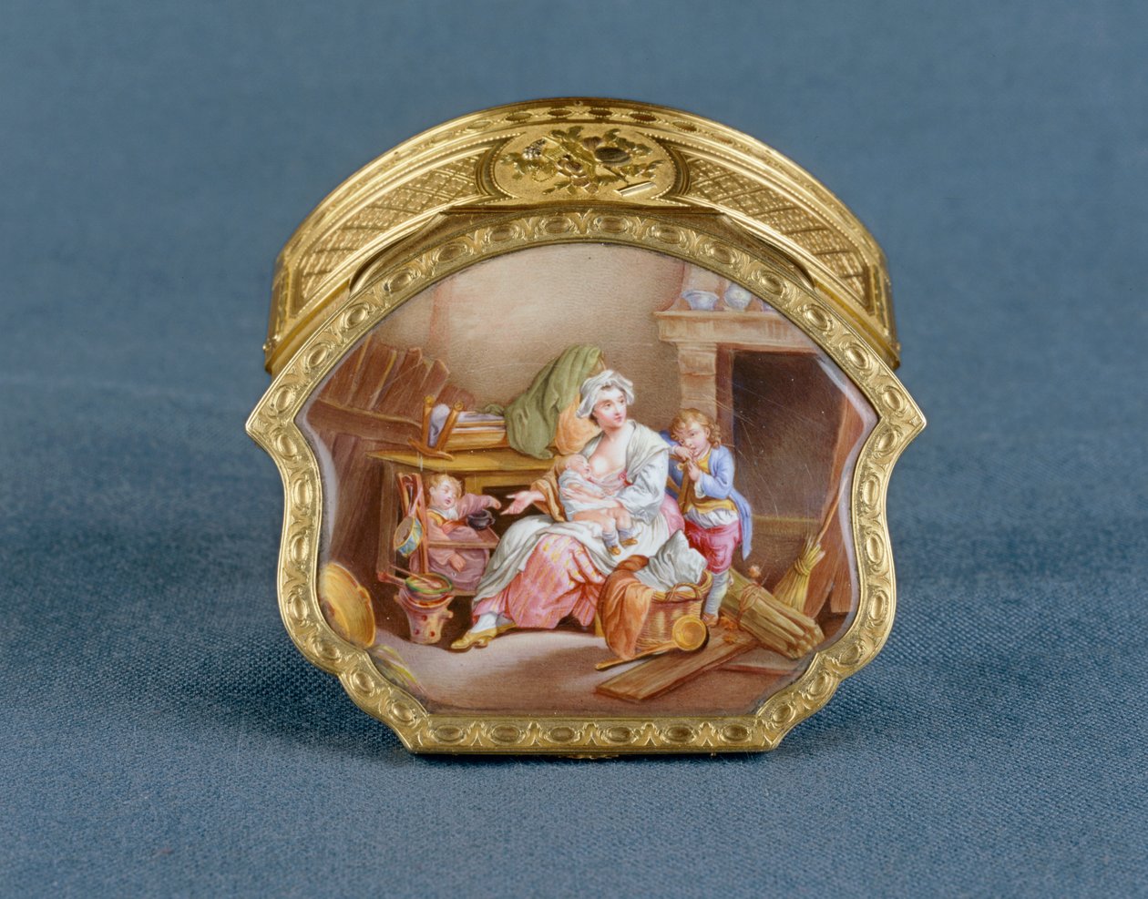 Jean-Marie TironSnuffbox: "-B. Greuze1766-1767 ... od Jean-Baptiste Greuze