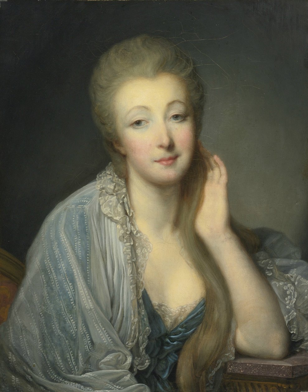 Jeanne Bécu, hraběnka Du Barry 1743-1793 od Jean Baptiste Greuze