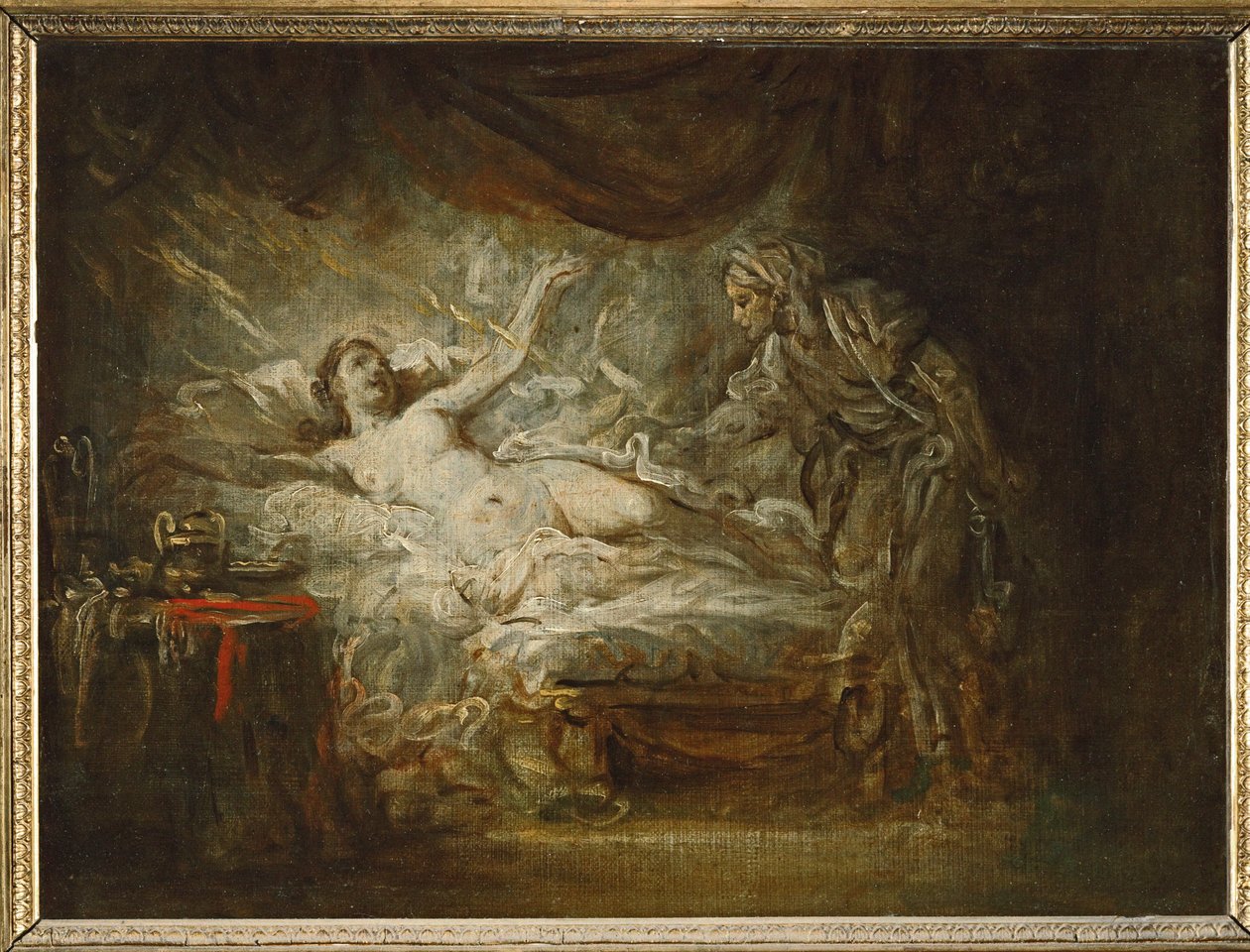 Jupiter a Aegina ... od Jean Baptiste Greuze