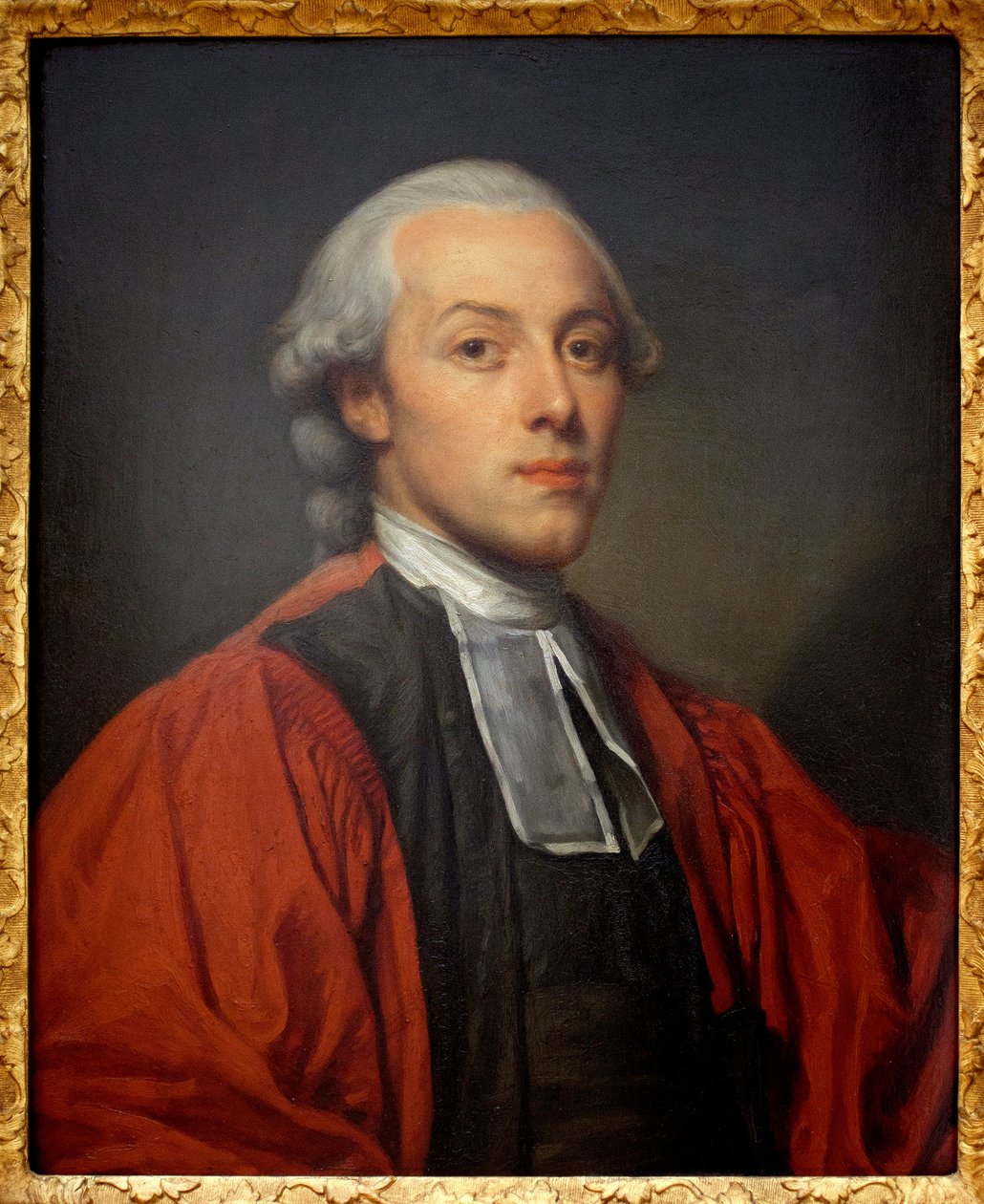 Portrét Charles Paul Jean Baptiste de Bourgevin de Vialart de Saint Morys (1772-1817), radní Velké komory parlamentu v Paříži. Obraz Jean Baptiste Greuze (1725-1805), olej na dřevě. Francouzské umění od Jean Baptiste Greuze