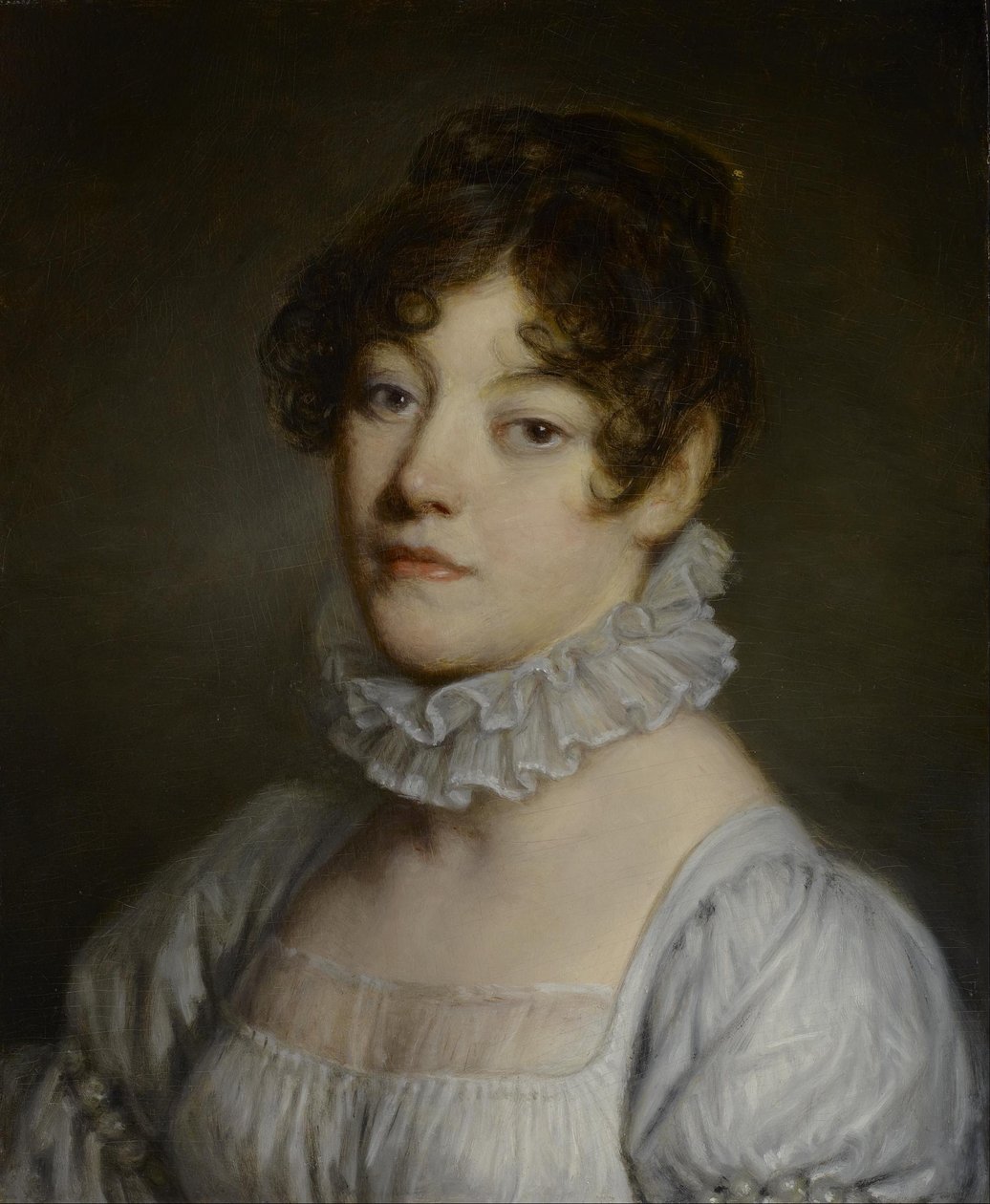 Portrét mladé ženy od Jean Baptiste Greuze