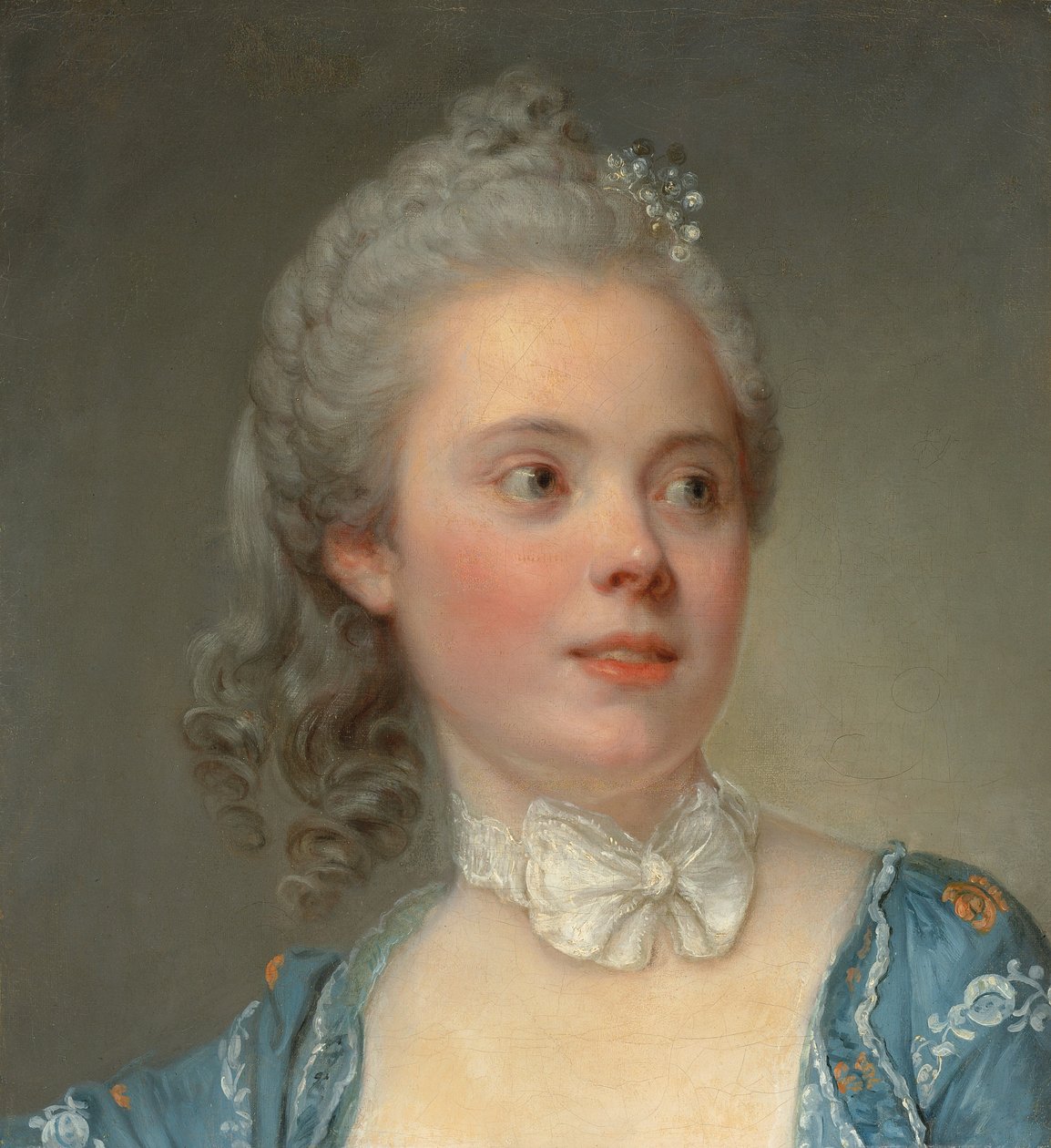 Portrét dámy, kolem roku 1765 od Jean Baptiste Greuze