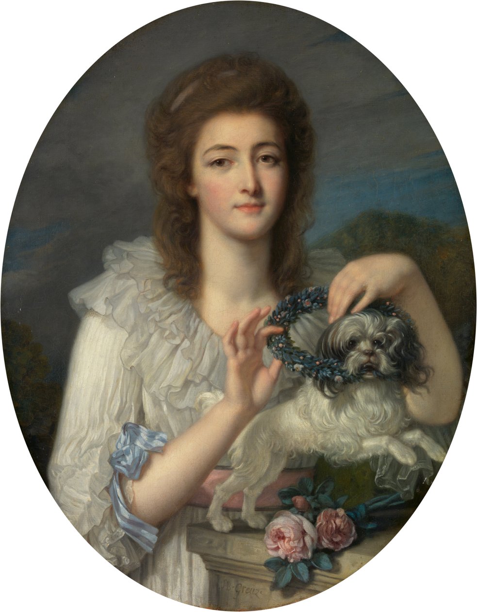 Kněžna Varvara Nikolajevna Gagarina (1762-1802) od Jean Baptiste Greuze