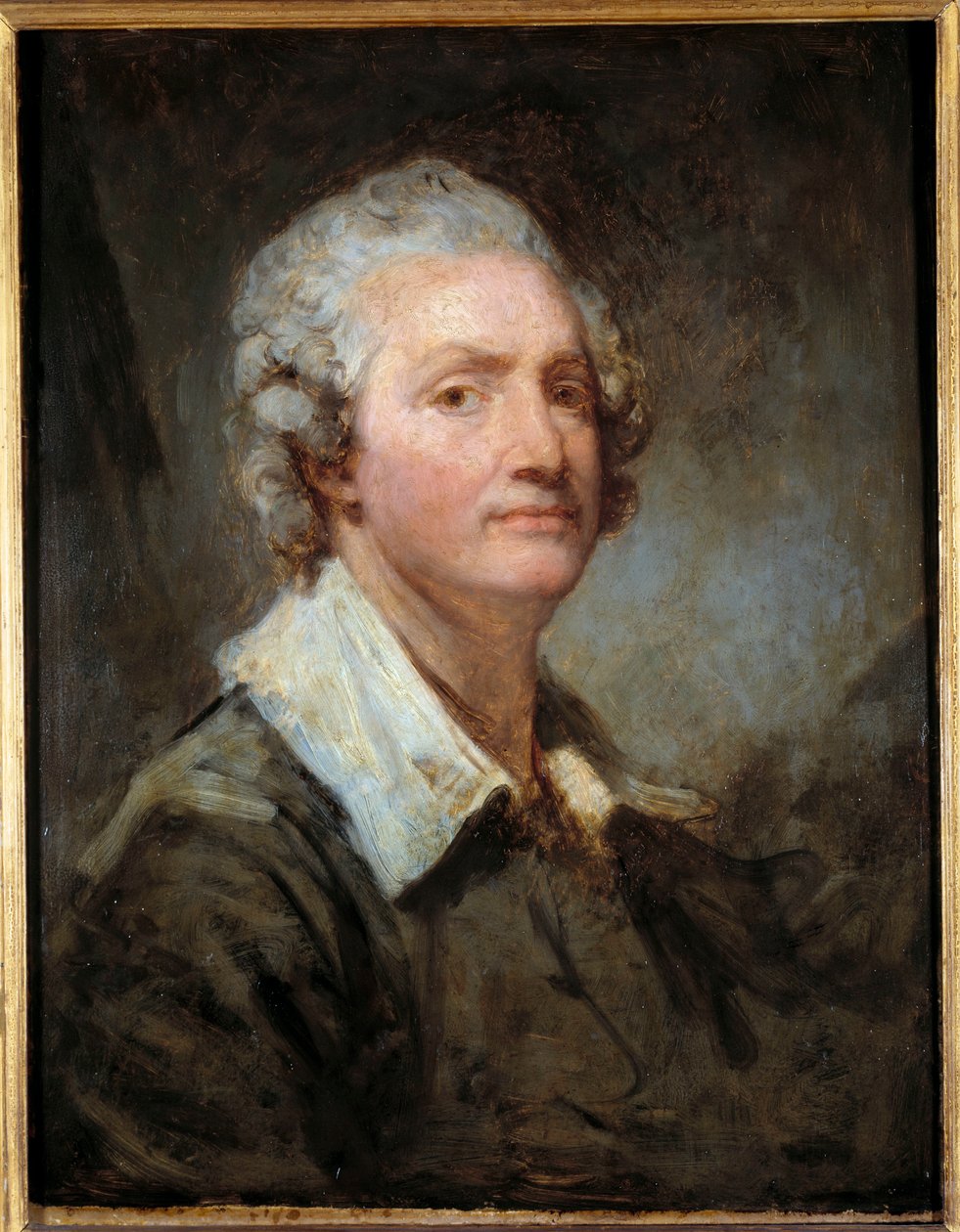 Autoportrét Jean Baptiste Greuze (1725-1805) 18. století Sun. 0,65x0,51 m od Jean Baptiste Greuze