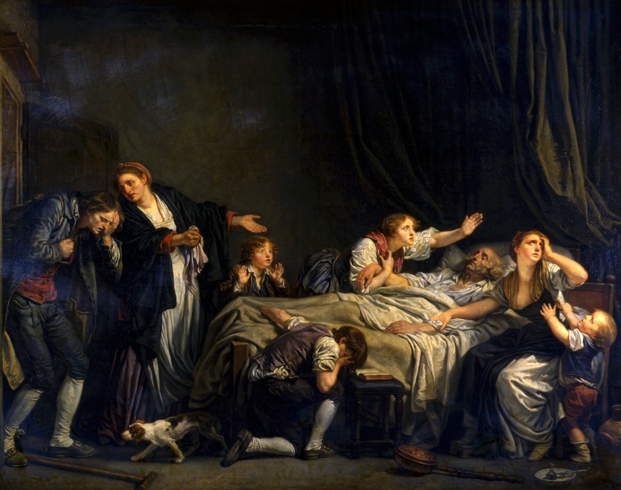 Potrestaný syn, 1778 od Jean Baptiste Greuze