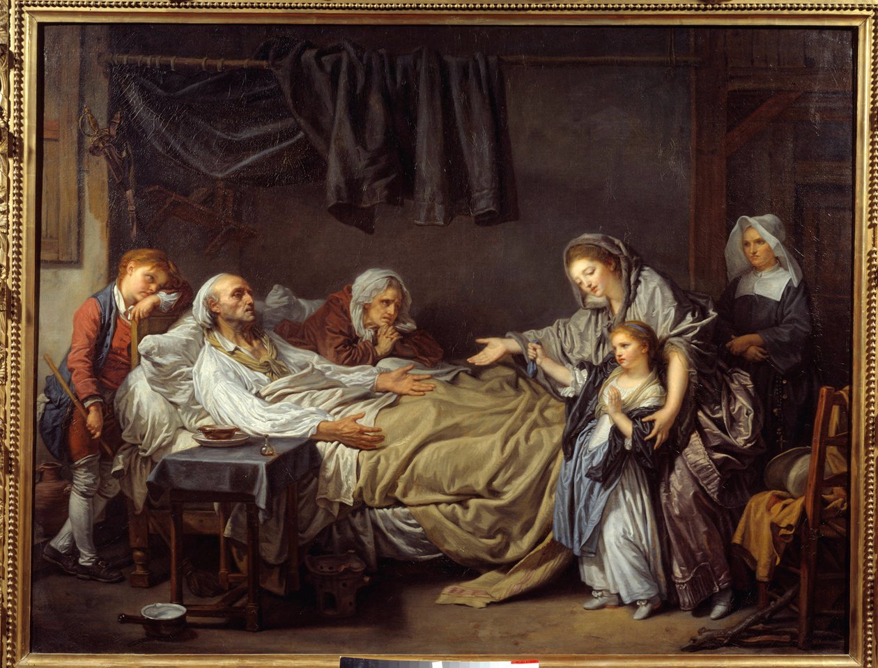 Paní dobročinnosti. Obraz Jean Baptiste Greuze (1725-1805) od Jean Baptiste Greuze