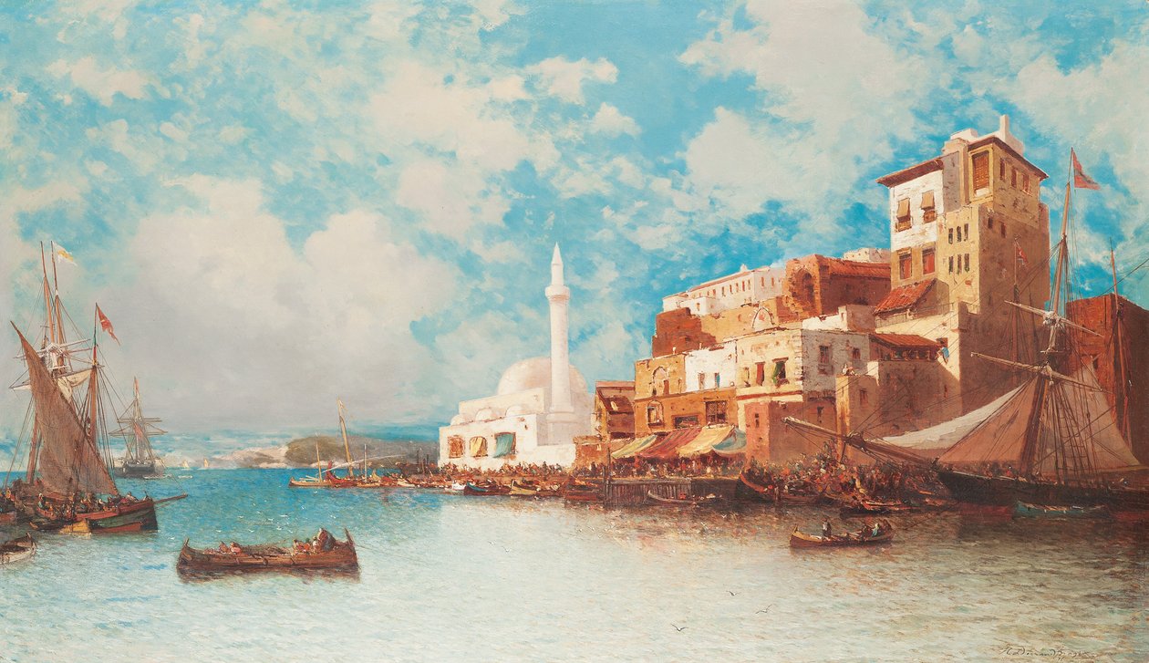 Východní přístav, 1871 od Jean Baptiste Henri Durand Brager