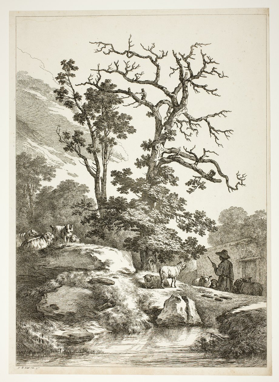 Bukolická scéna od Jean Baptiste Huet