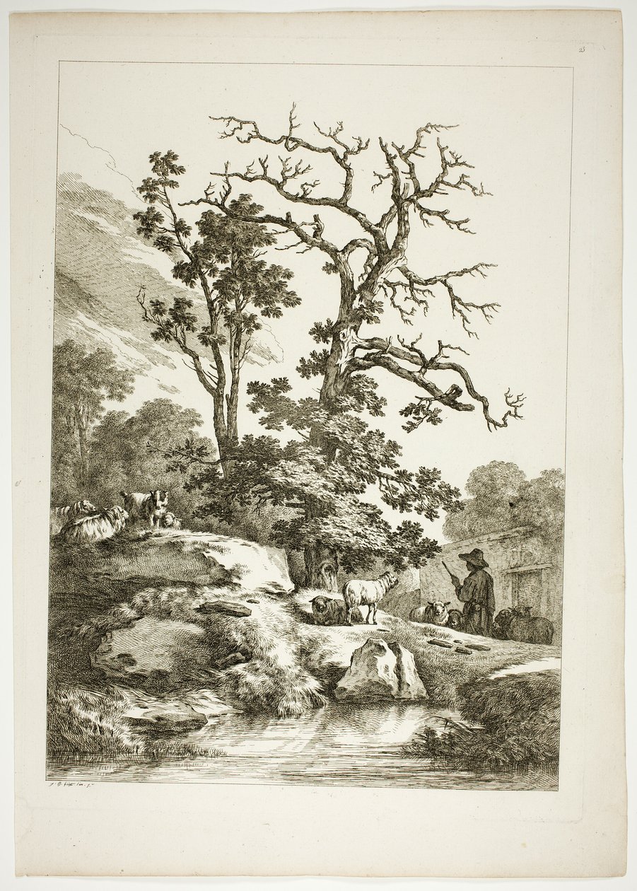 Deska 23 z 38 od Oeuvres de J. B. Huet od Jean Baptiste Huet