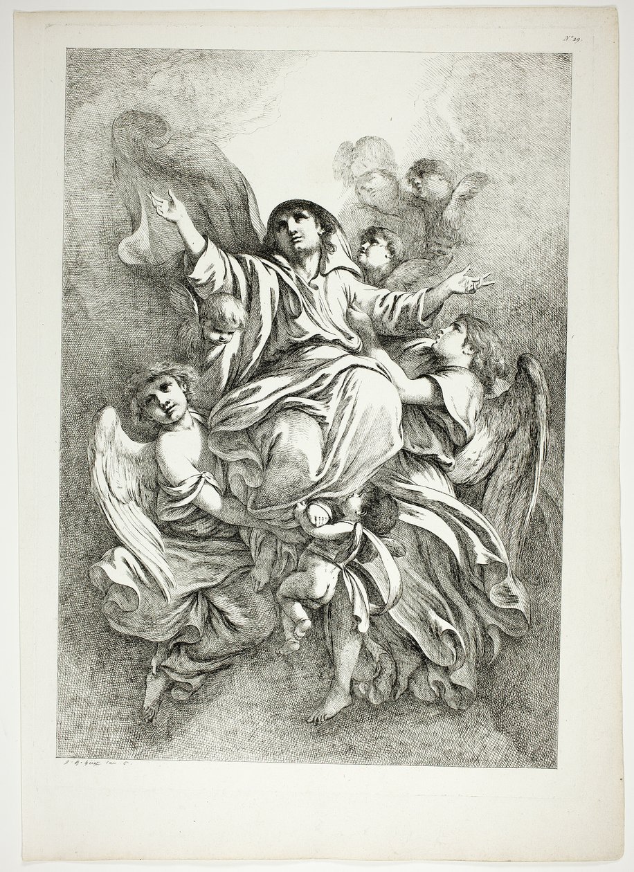 Deska 29 z 38 od Oeuvres de J. B. Huet od Jean Baptiste Huet