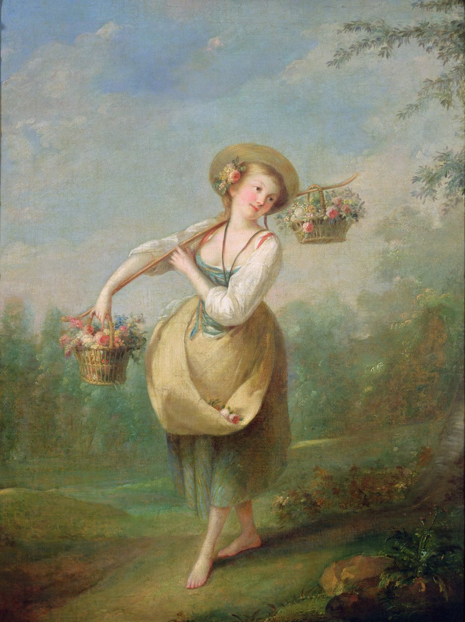 Květinářka od Jean Baptiste Huet