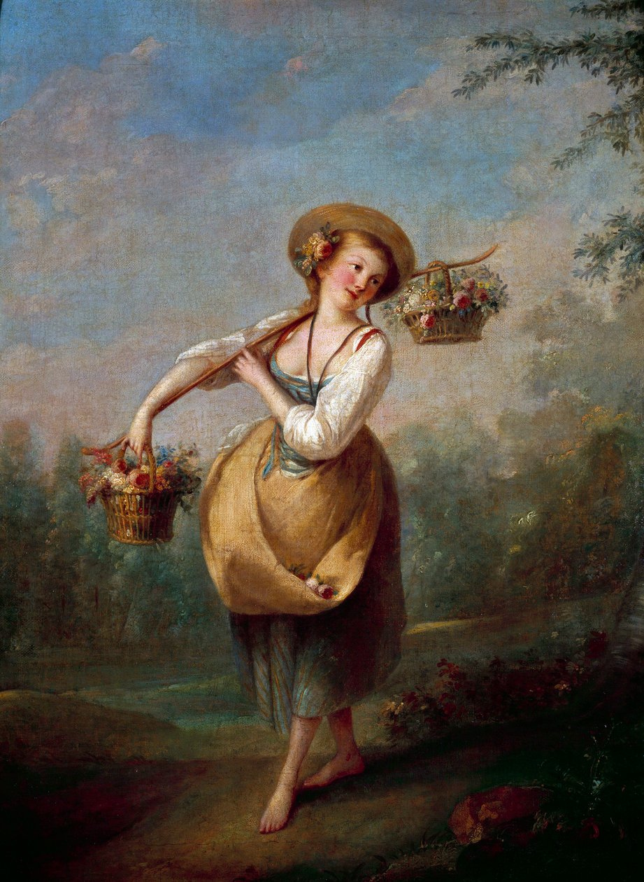 Obraz kozorožce od Jean Baptiste Huet (1745-1811) Paříž 18. století, Musee Cognacq Jay od Jean Baptiste Huet