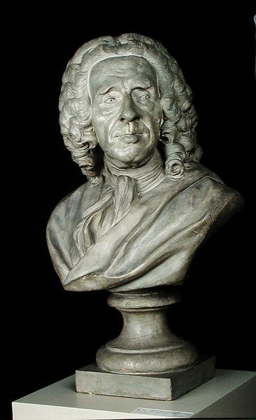 Busta Bernarda Le Bouvier de Fontenelle (1657-1757) od Jean Baptiste II Lemoyne