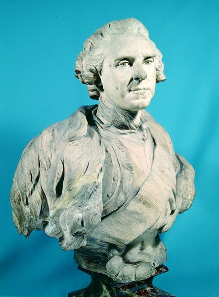 Busta Maurice (1696-1750) hraběte ze Saska od Jean Baptiste II Lemoyne