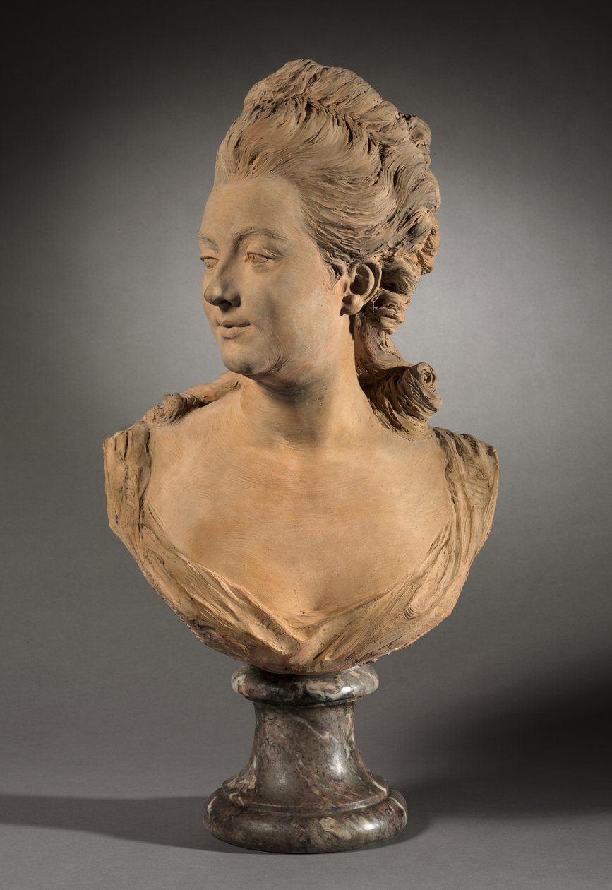 Portrét slečny de Vandeul, možná 1760 od Jean Baptiste II Lemoyne