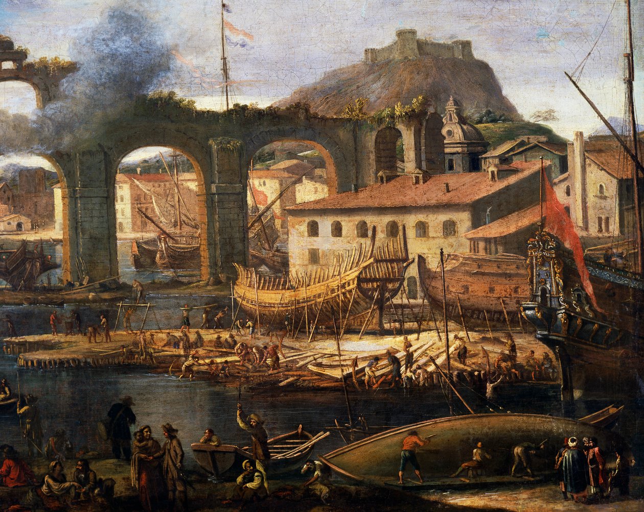 Loděnice La Ciotat od Jean Baptiste I de La Rose