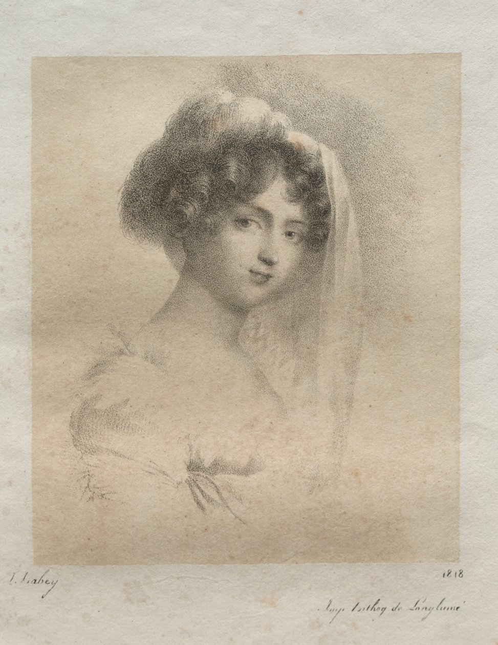 Paní. Horace Vernet od Jean Baptiste Isabey