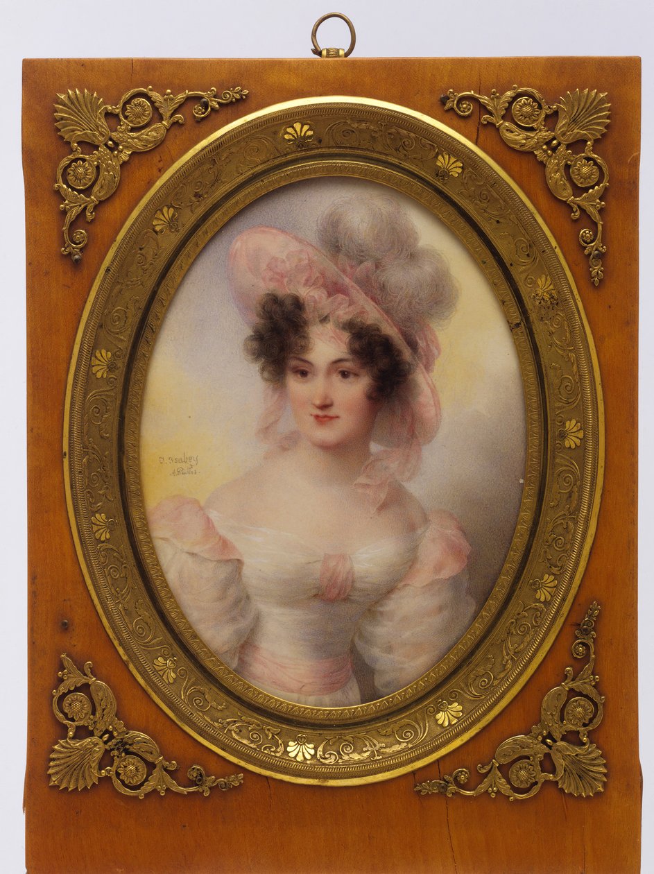 Paní Rufus Prime Augusta Temple Palmer, 1807-1840, 1828. od Jean-Baptiste Isabey