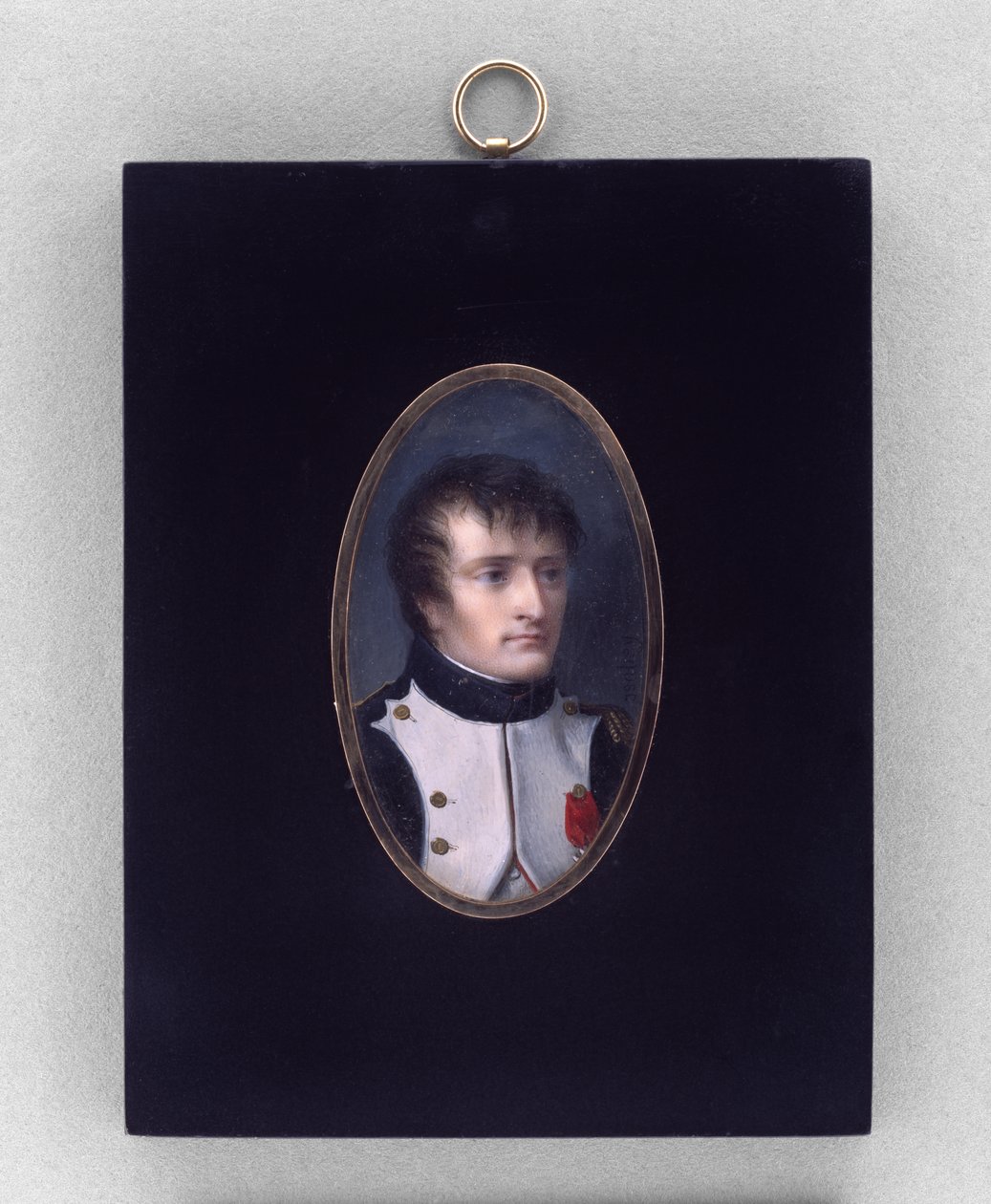 Napoleon Bonaparte, kolem roku 1804 (akvarel na slonovině od Jean Baptiste Isabey