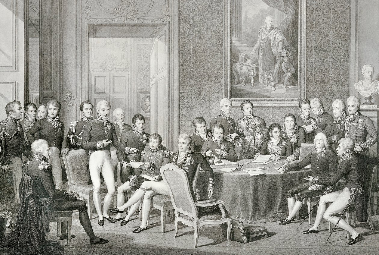 Účastníci vídeňského kongresu v letech 1814-1815 od Jean Baptiste Isabey