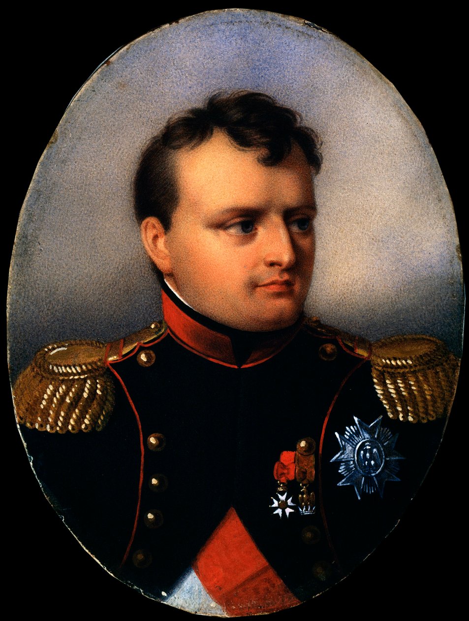 Portrét císaře Napoleona I. Bonaparte 1769-1821, počátek 19. století. od Jean-Baptiste Isabey