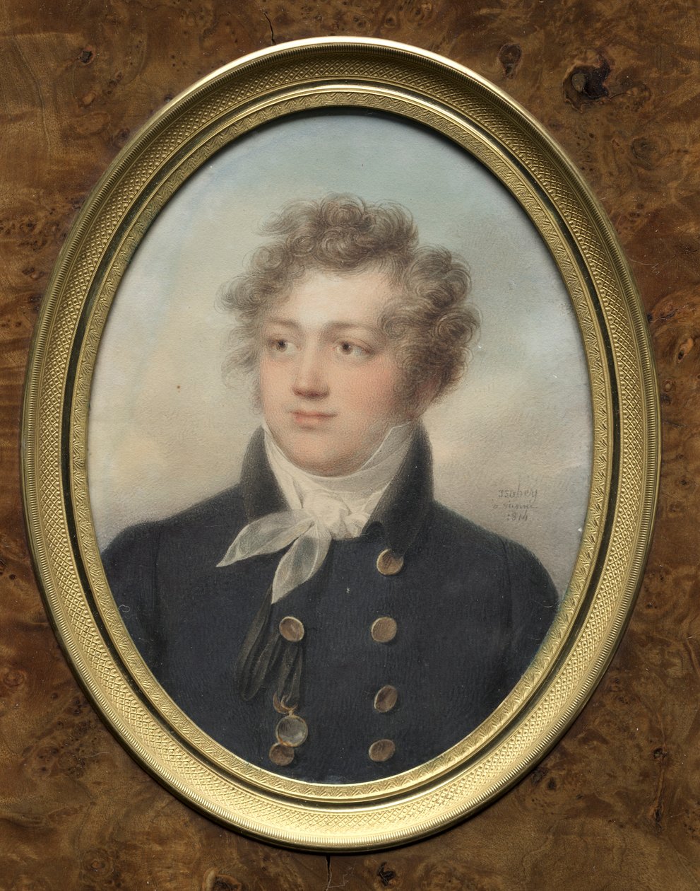 Portrét muže, možná Alexandra I., císaře Ruska, 1814. od Jean Baptiste Isabey